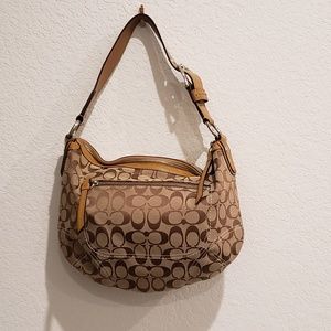 COACH F13115 Tan Satchel
